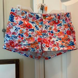 colorful floral shorts size 5